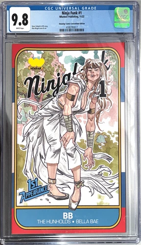 Ninja Funk #1 - BB Bella Bae Rookie Card Variant [WhatNot 2022] CGC 9.8