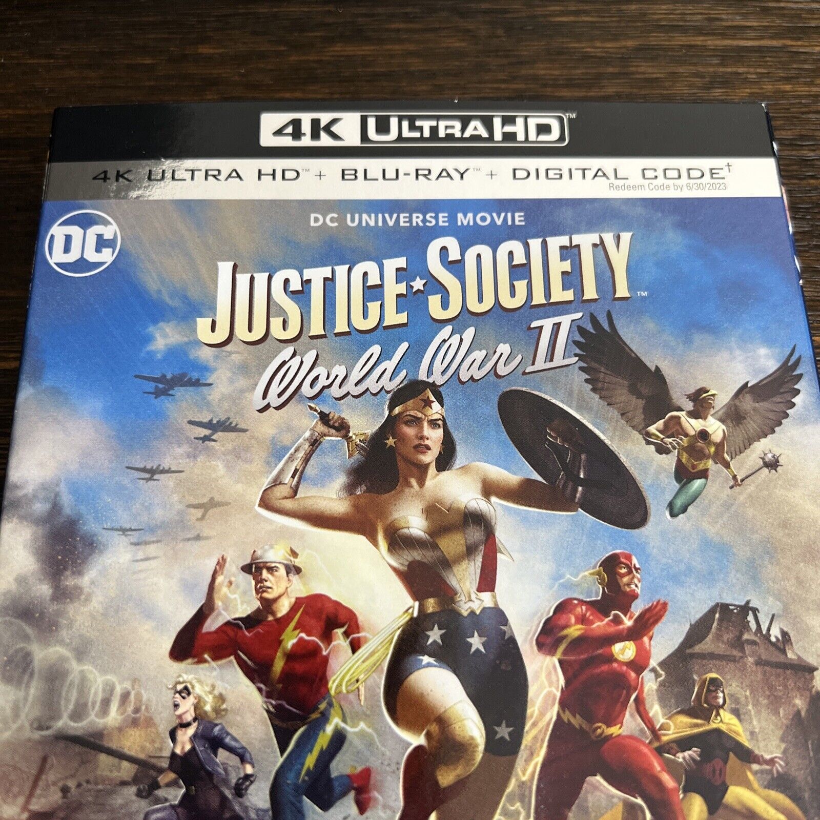 JUSTICE SOCIETY World War II & BATMAN Soul of The Dragon 4K Ultra HD + More  883929729142