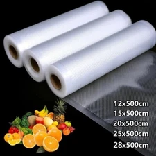Food Vacuum Bags for Storage Packaging for Sealer Meat Fruits Vegetables 500cm