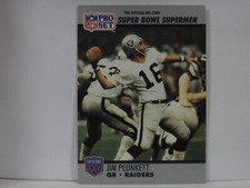 1990-91 Pro Set Super Bowl Supermen #35 Jim Plunkett