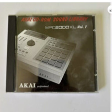 Akai CD-Rom Sound Library - MPC2000XL Volume 1 - Sample CD - Excellent 