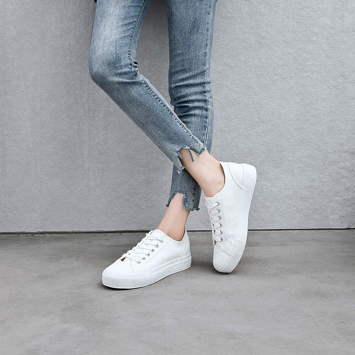 Women's Low Top Sneaker In Red Nothing New®, 50% OFF