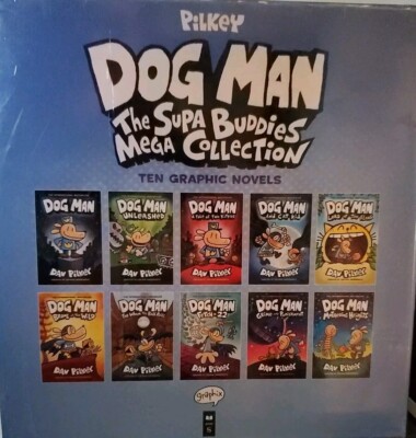 Dog Man: The Supa Buddies Mega Collection Box Set (Dog Man #1-10
