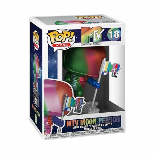 Funko MTV Rainbow Moon Person Pop! Vinyl Figure - Picture 2 of 2