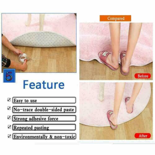 3M / 9.8ft - Nano Magic Double-Sided Tape Washable Traceless Adhesive Gel Clear - Picture 3 of 11