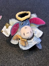 The Disney Store Winnie The Pooh Angel Eeyore Plush NWT