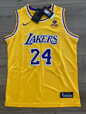 Jersey Kobe bryant Youth Large Yellow LA Lakers
