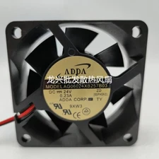 I PCS  ADDA Fan AG06024XB257B03 DC24V 6025 6CM 2 wire cooling fan