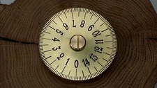 Measuring Round Ruler with Bearing - Every day carry coin, Great gift