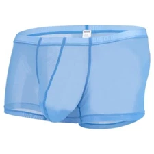 ZONBAILON Men's Underwear Sexy See-through Mesh Lightweight Breathable Boxer