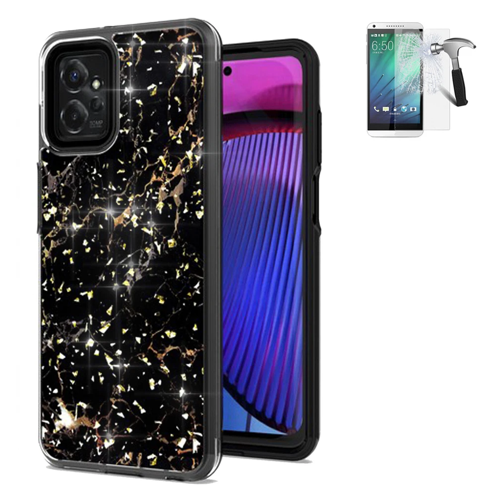 Phone Case for Motorola Moto G Power 2023 (XT2311) Hybrid Glitter