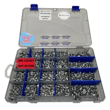 Grade A Tools 500 Piece Self Piercing Rivet Kit 5.3mm X 6.0mm - SPR Rivet Kit