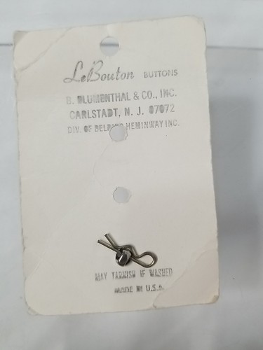 Le Bouton Metal Vintage Shank Buttons #B8278 16mm 22mm Silver New Sewing - Picture 5 of 6