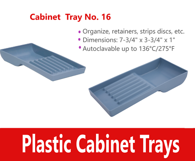 Dental Drawer Insert - Shallow instrument tray