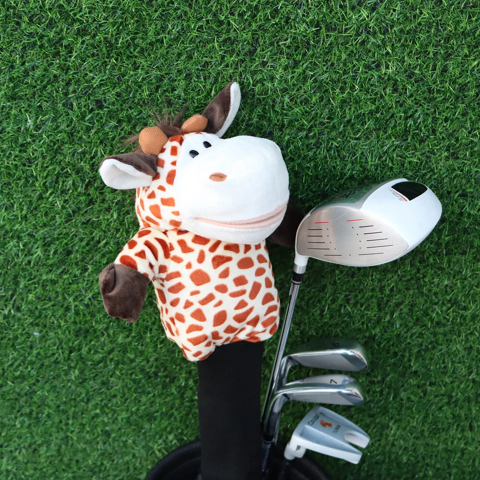 Soft Plush Animal Golf Head Cover Fit Fairway Wood Club Head Covers 44# Style - Image 3 of 4