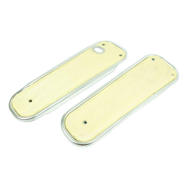 Trittbretter FußRasten Pass F Simson Schwalbe KR51 1 KR51 2 KR50 Beige Elfenbein-image