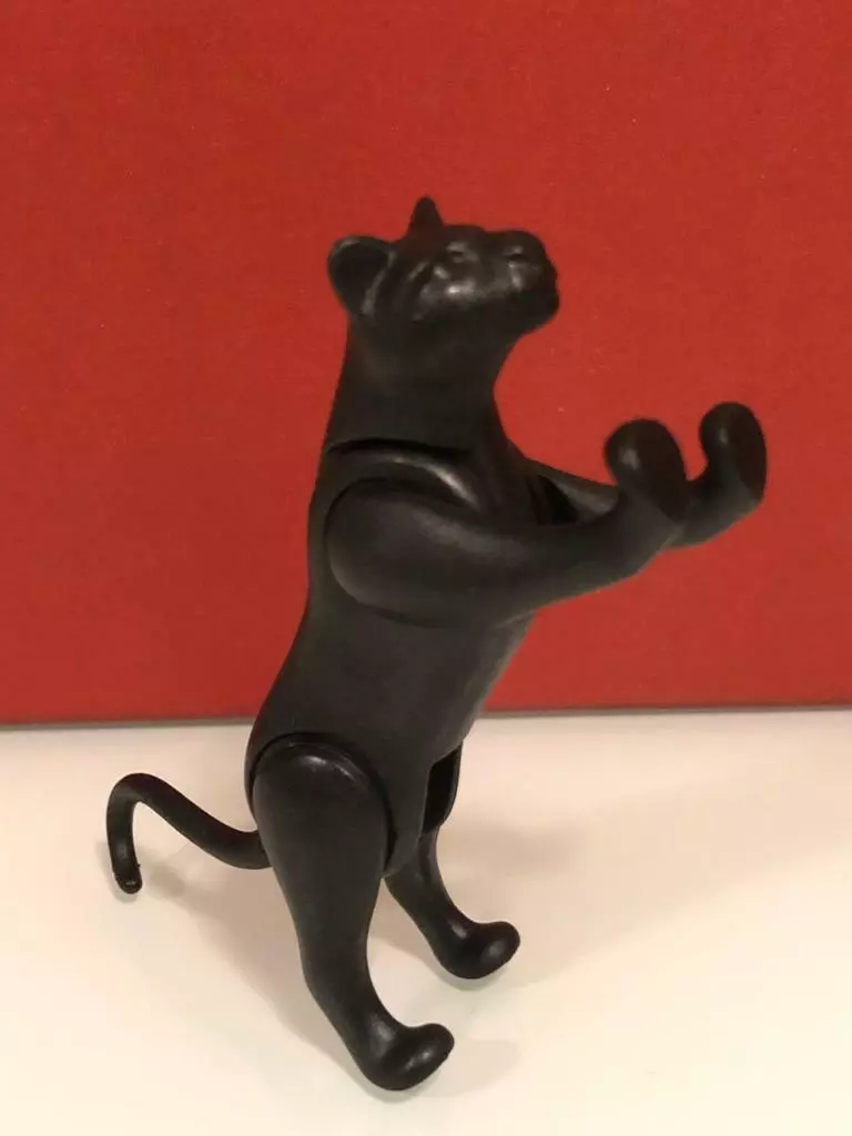Playmobil animales salvajes zoo libro de selva puma pantera negra