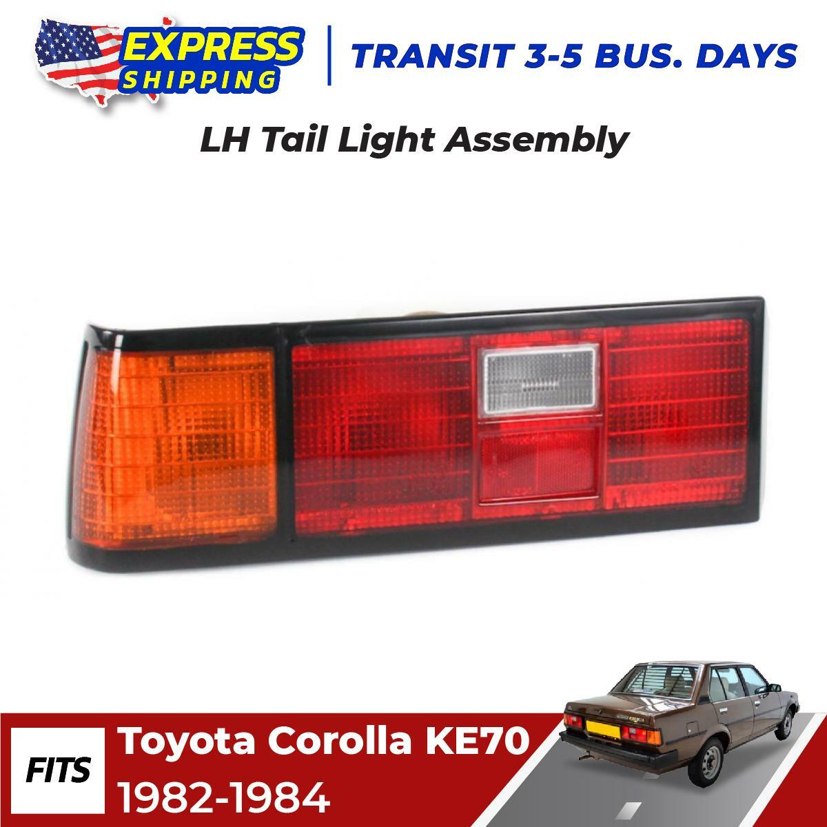 LH Tail Light Rear Lamp Fit For Toyota Corolla DX GL KE70 KE75 E70