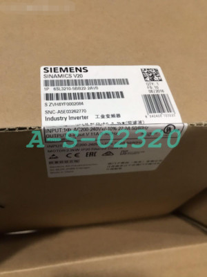 1PCS New Siemens 6SL3210-5BB22-2AV0 V20 Industry Inverter (FedEx/DHL)