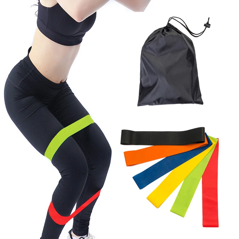 5 bandas de resistencia de látex bucle con bolsa de almacenamiento Foto 2 de 4