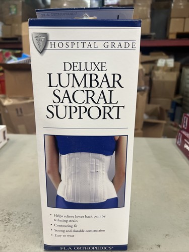 FLA Orthopädie Deluxe lumbale sakrale Rückenstütze Größe Large neu im Karton