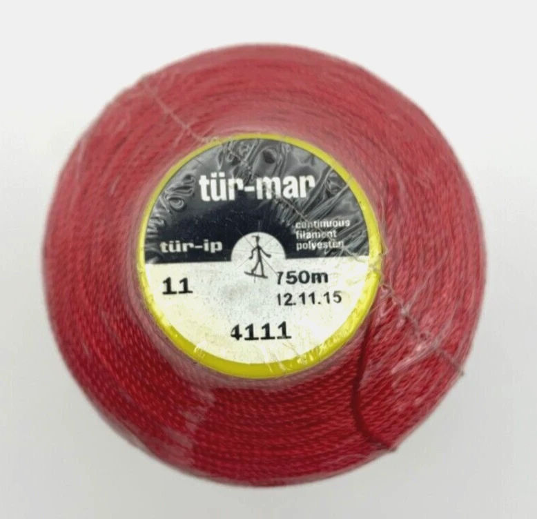 (750m) Tur-Mar Polyester Red Thread, TEX 250, Ticket 11 - Image 3 of 3