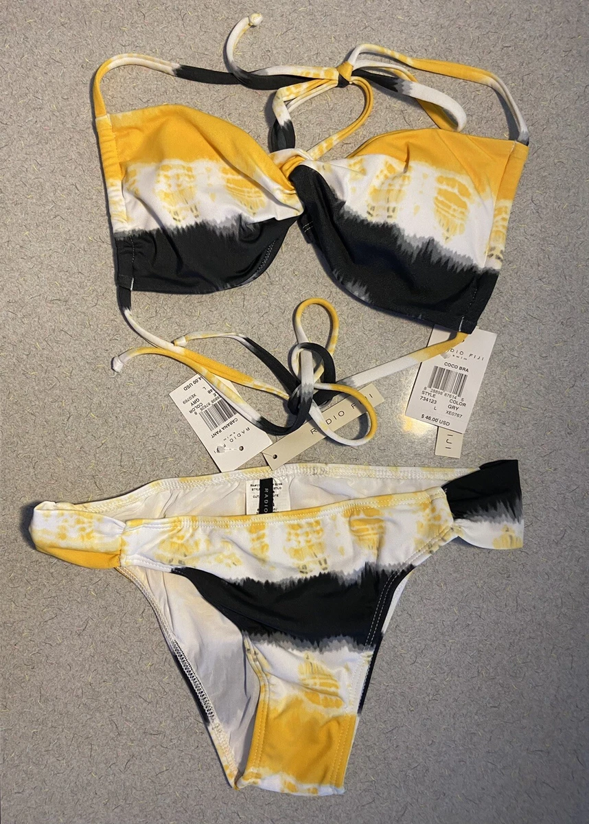 Bikini Radio Fiji Vert – Taille M, Occasion Très Bon état, Style Bandeau Et Hipster