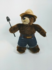 Smokey the Bear Stuffed Animal Plush Toy Doll 1994 With Shovel W/tags