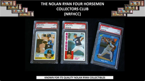 (2) PSA 9 Nolan Ryan Baseball Cards 1983 #360 + 1984 #470 w/ Free  PSA9 Classic