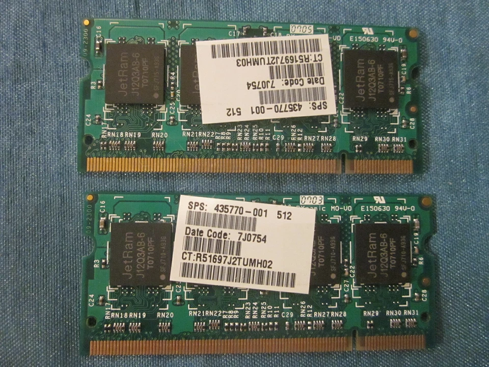 Transcend 2 x 512MB = 1GB DDR2 533 Laptop Memory RAM JM467Q643A-5-P - Image 3 of 3