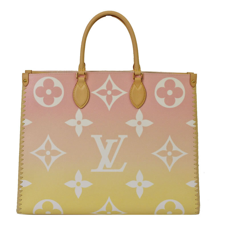 【ヴィンテージ】Rank:A☆Louis Vuitton GM PVC 2WAY バッグ Louis Vuitton On The Go Gm Tote Bag Limited Monogram 2Way