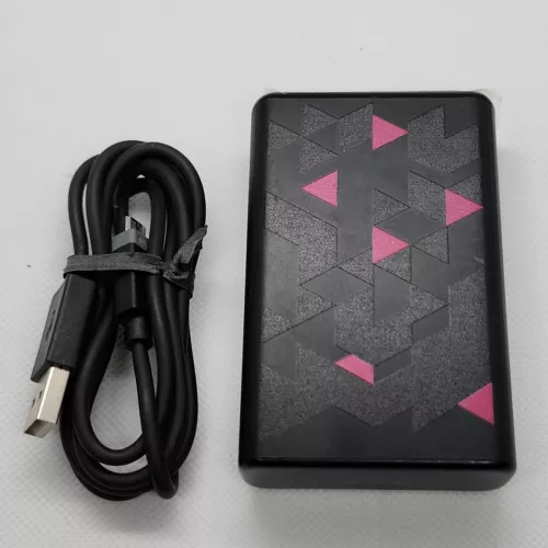 Mophie Dual USB Port Power Bank Boost 5200mAh Charger Battery Pack Black & Pink 