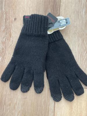 Coal The Randle lambs Wool Winter Touchscreen Gloves Black Men/Women Medium
