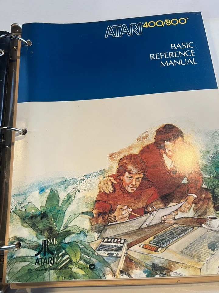 Vintage 1979 Kid Power Binder Atari Personal Computer Reference Manual PC Book - Image 2 of 4