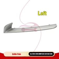 Left Side Front Bumper Fog Light Cover Grille Trim For BMW F10 5-Series 2014-16