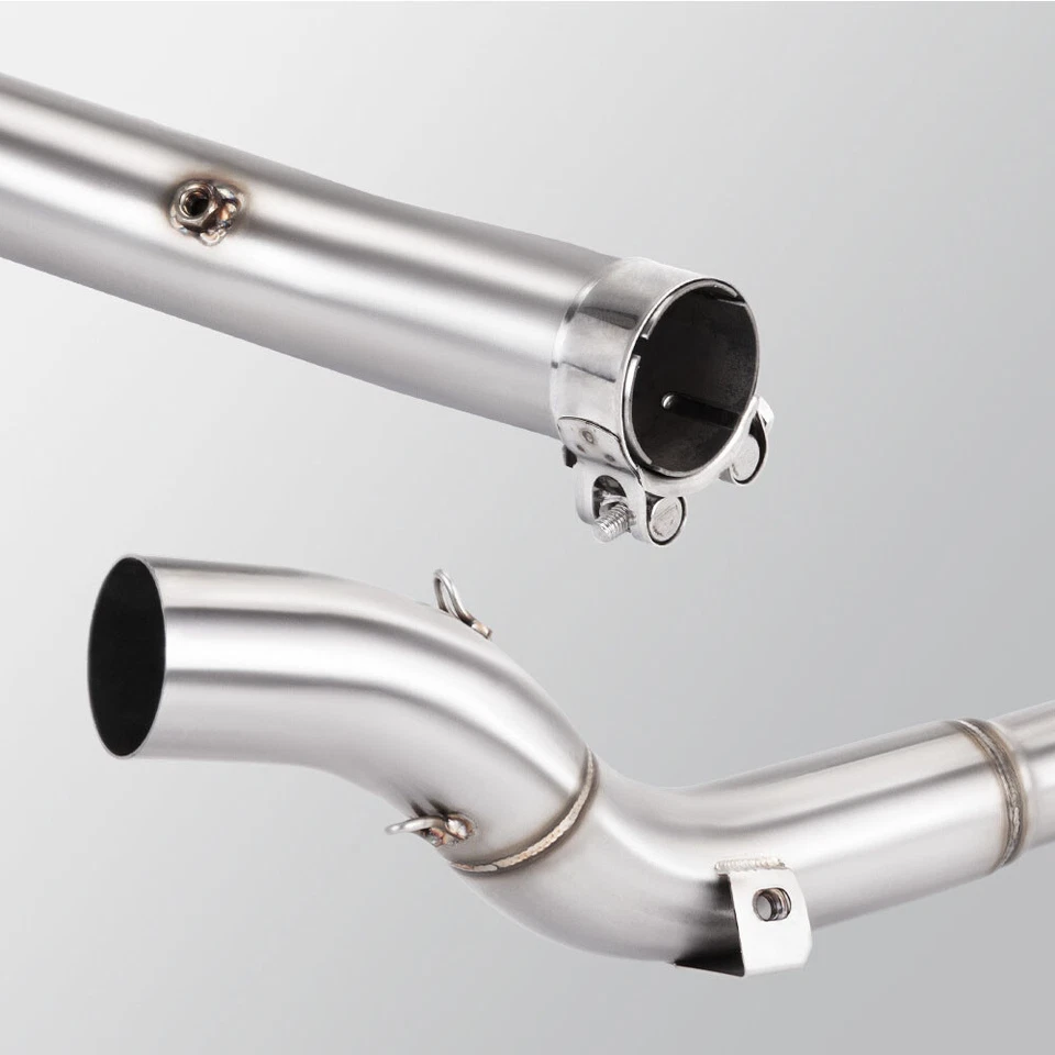 Full Exhaust For 2002-2022 2019 2018 DRZ400S Tips 450mm Header Link Pipe System - Image 4 of 4