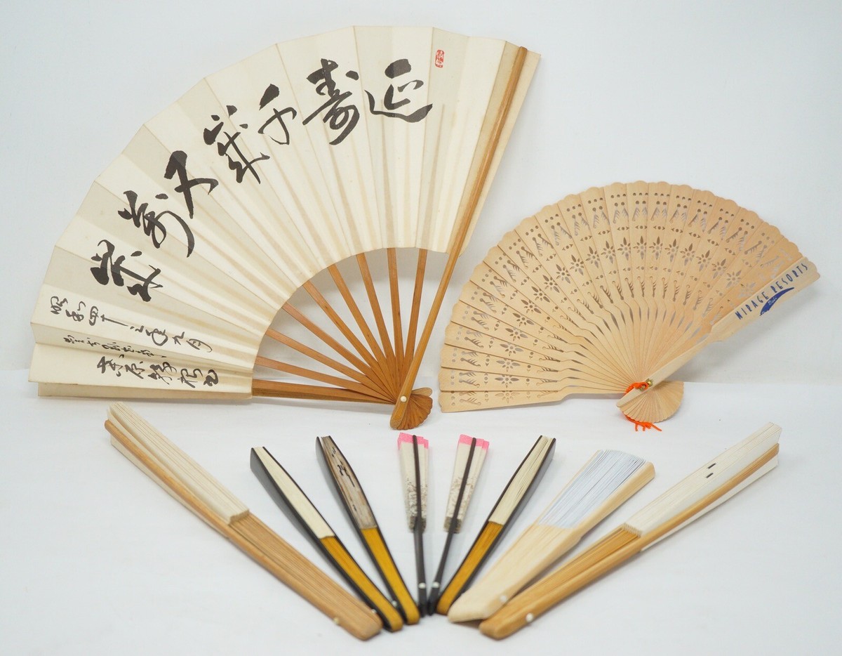 Japanische Fächerrahmen Zum Selbermachen – 5 Stück, Faltbar, Unlackiert, Für Hanfu & Vintage-Look