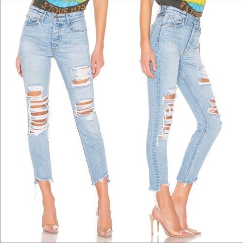 GRLFRND Karolina High-Rise Skinny Jeans 