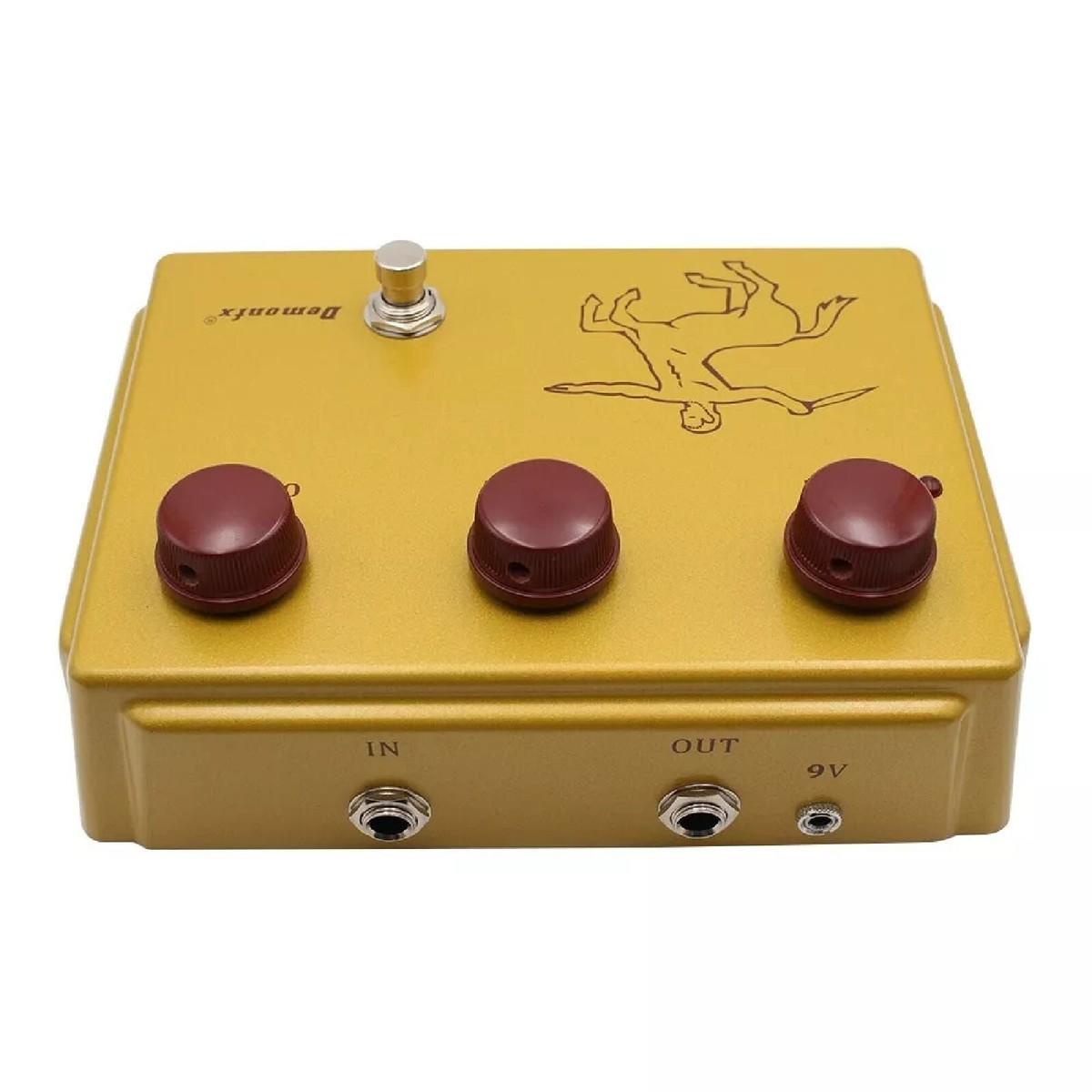 ギター DEMONFX BIG KC Demonfx BIG KC Gold Hand-wired Professional Overdrive Guitar