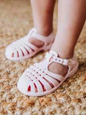 NEW Sweet Honey Boutique Clothing Pink Fisherman Jelly Sandals Shoes Girls 2 NWT