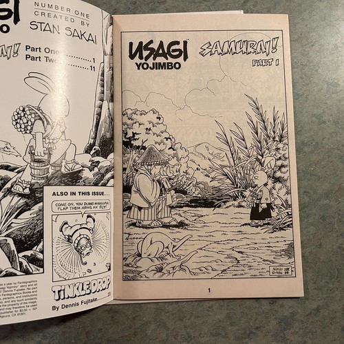 USAGI YOJIMBO 1986 n.º 1 #1 LIBROS DE FANTASMAS STAN SAKAI PRIMERA PRIMERA IMPRESIÓN EN MUY BUEN ESTADO - Imagen 9 de 10