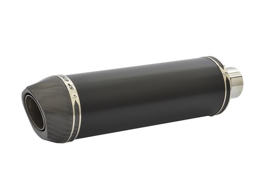 RSV4 Exhaust SP Diabolus Ceramic Satin Black Round XLS Carbon Outlet 2010 2011 - 第 1/8 張圖片