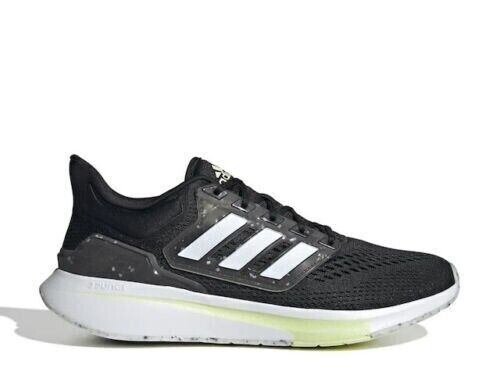 Кроссовки Adidas EQ21 Low Black White Lime GZ4061 мужские новые