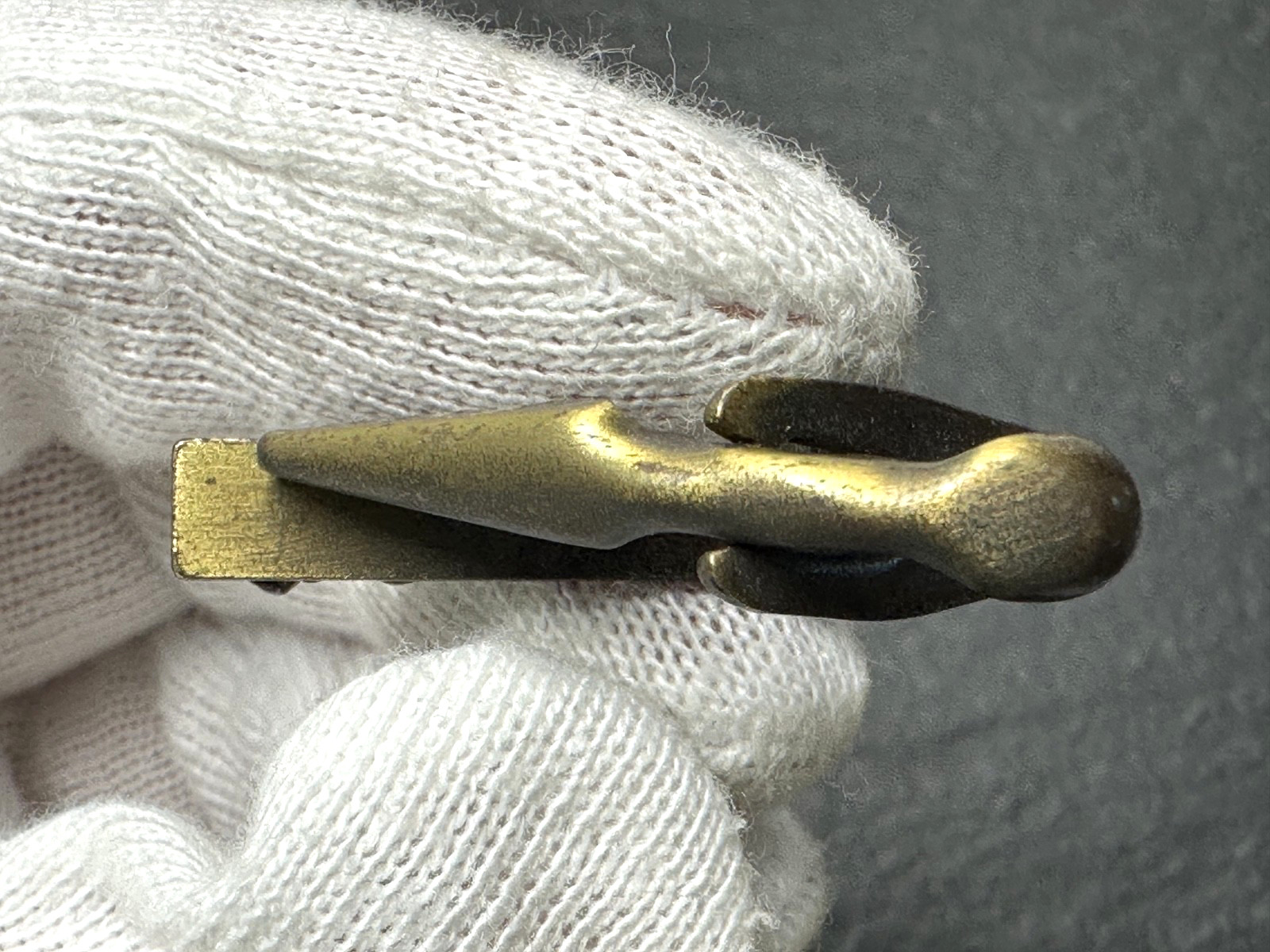 VINTAGE MOUSE (RAT? RODENT?) TIE PIN & TIE BAR M211