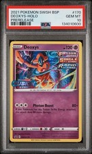 Pokemon Deoxys Holo Swsh Black Star Promo 170/107 Prerelease PSA 10 **POP76**