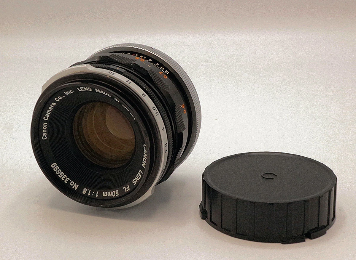 Canon f/1.8 Camera Lenses FL 50mm Focal for sale - eBay