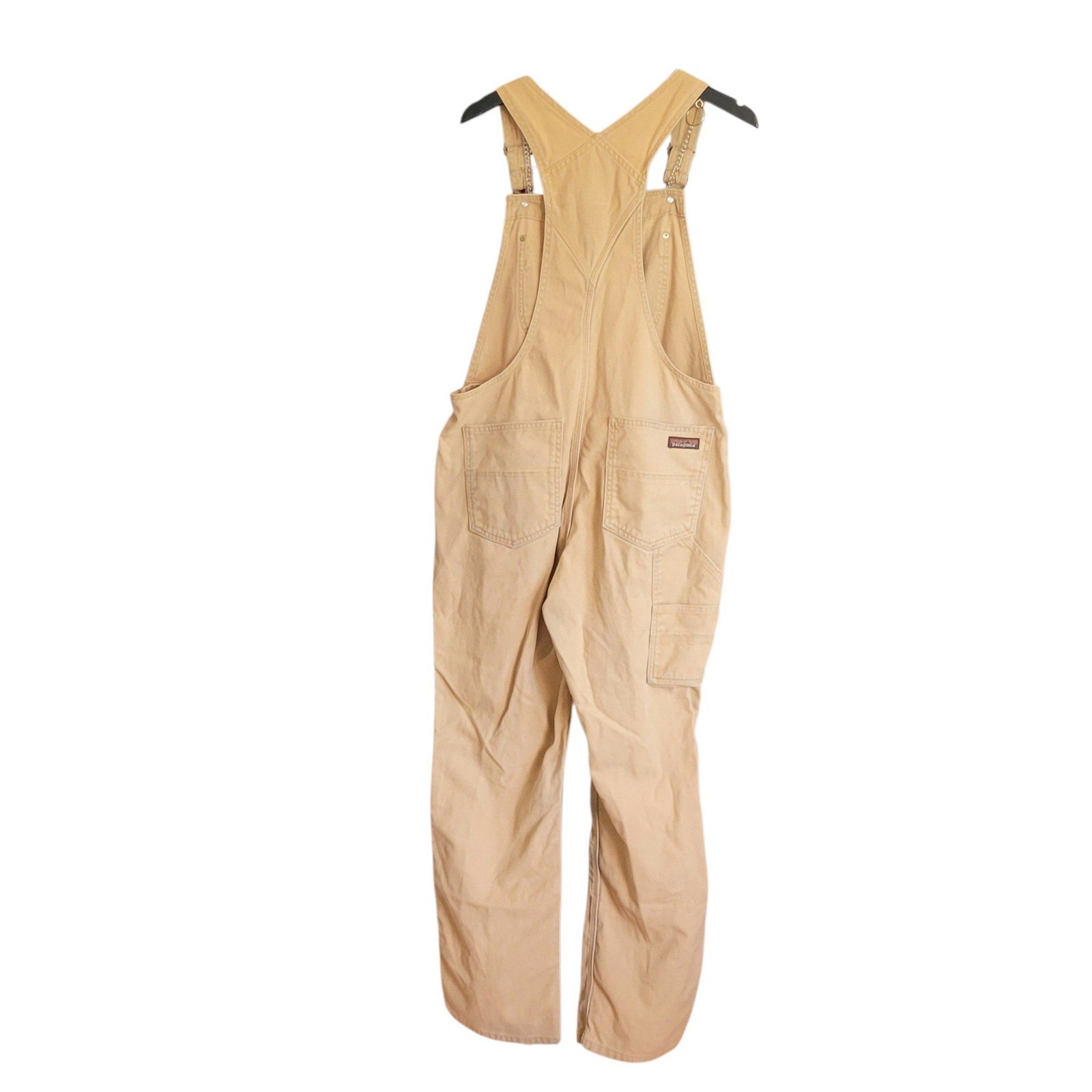 Patagonia Hemp Canvas Bib Overalls Womens Large Brown… - Gem