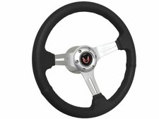 1969-1981 Pontiac Firebird Trans Am Black Leather Wheel Kit Red Bird 1969-1981 Pontiac Firebird Trans Am Black Leather Wheel Kit Red Bird
