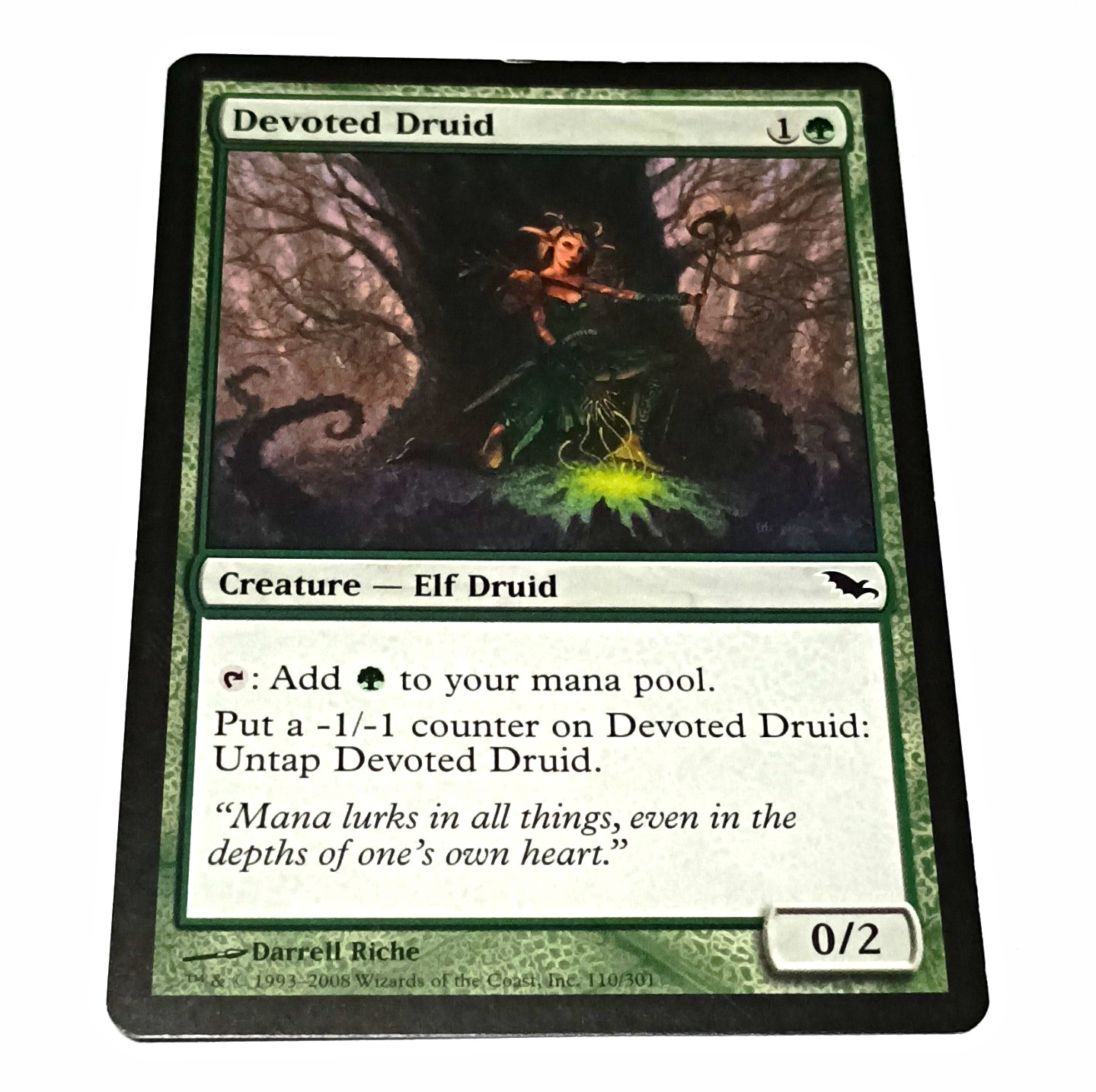 Wizards of the Coast MTG Devoted Druid 110 Shadowmoor English Regular