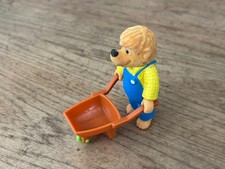 Vintage - 1986 Berenstein Bears - Papa Bear Figure with wagon USED